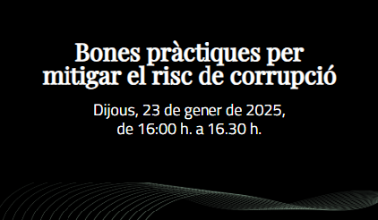 Fortuny Academy (formació online): Bones pràctiques per mitigar el risc de corrupció