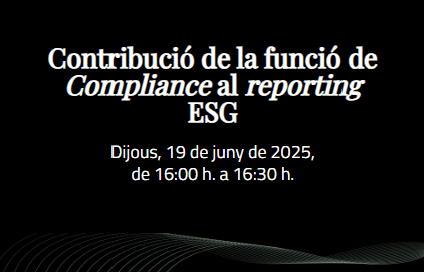 Fortuny Academy (formació online): Contribució de la funció de Compliance al reporting ESG