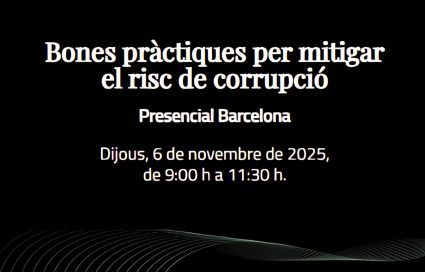 Bones pràctiques per mitigar el risc de corrupció