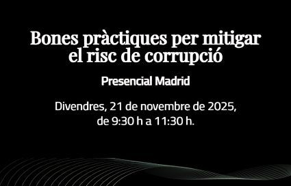 Bones pràctiques per mitigar el risc de corrupció